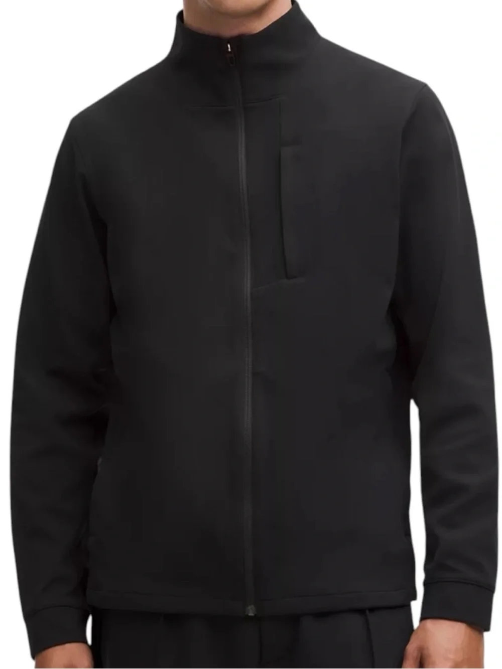 Lululemon Men’s Sojourn Fleece-Lined Knit Jacket Black Size Medium LM3EW9S